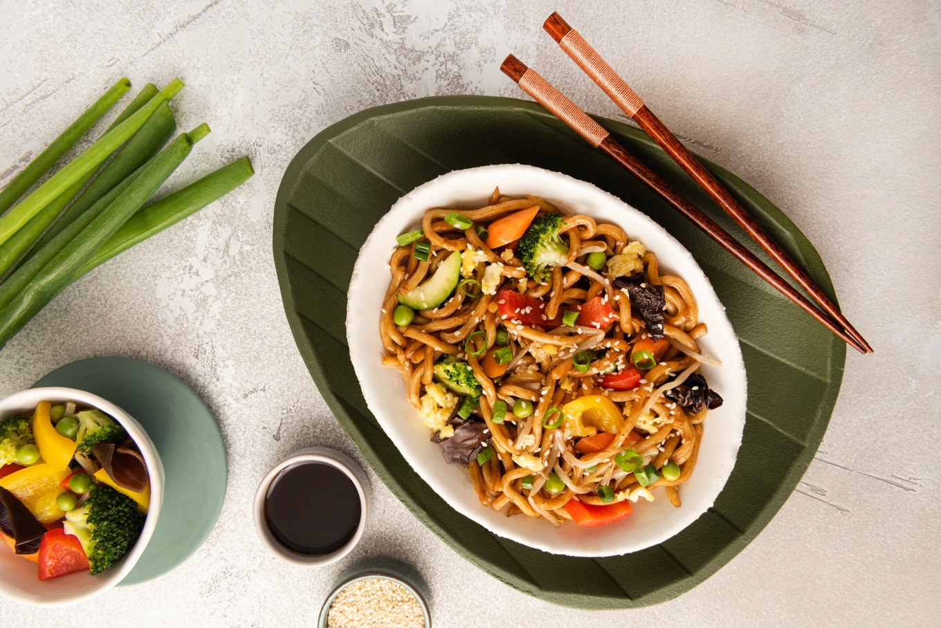 Wok di noodles