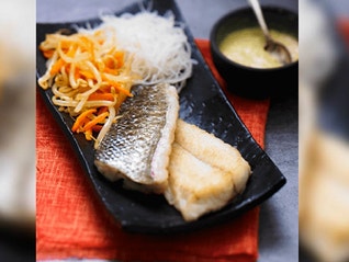 Branzino alla crema di cocco