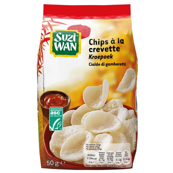 Cialde di Gamberetti  Suzi Wan® da 50gr